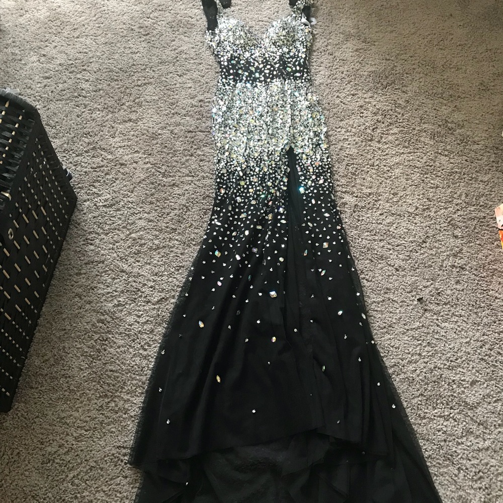 Beautiful rhinestone gown